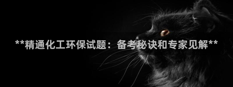 亿万先生现在的网址谁知道：**精通化工环保试题：备考秘诀和专家见解**