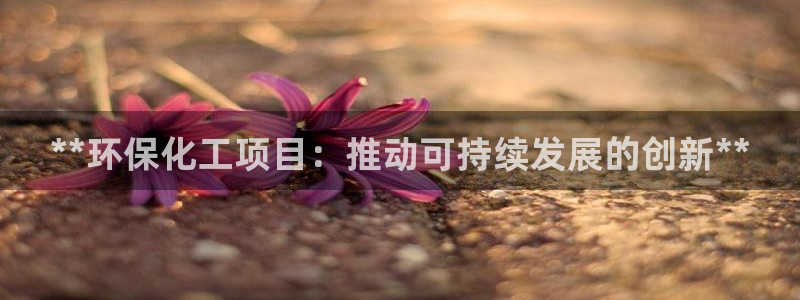 亿万同人字幕组微博的微博：**环保化工项目：推动可持续发展的创新**
