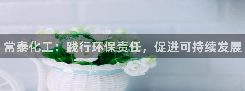亿万解析：常泰化工：践行环保责任，促进可持续发展