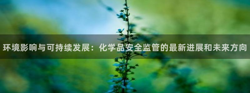 亿万财富网：环境影响与可持续发展：化学品安全监管的最新进展和未来方向