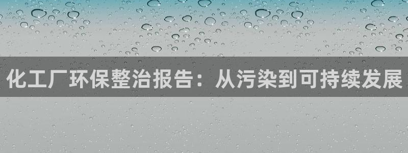 亿万网络科技有限公司：化工厂环保整治报告：从污染到可持续发展