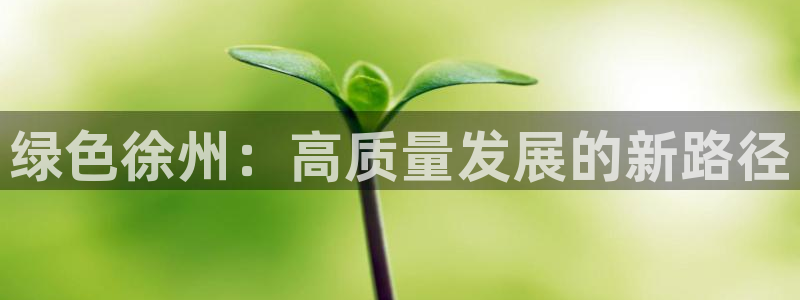 mr001亿万先生：绿色徐州：高质量发展的新路径