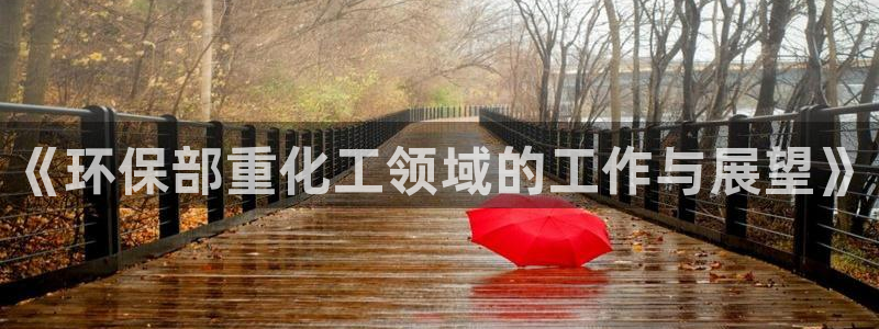 亿万先生网页版下载：《环保部重化工领域的工作与展望》