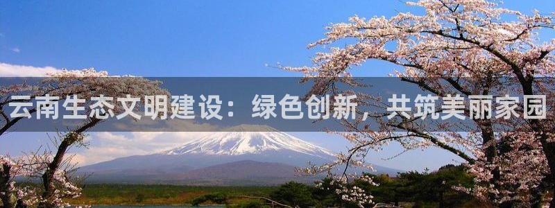亿万先生网红：云南生态文明建设：绿色创新，共筑美丽家园