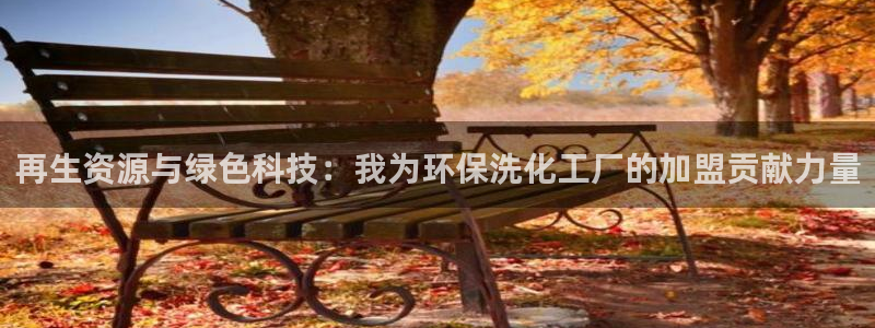 亿万先生 菲律宾：再生资源与绿色科技：我为环保洗化工厂的加盟贡献力量